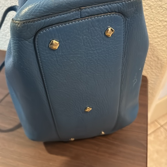 McM Open Tote Bag in Blue - Picture 8 of 12